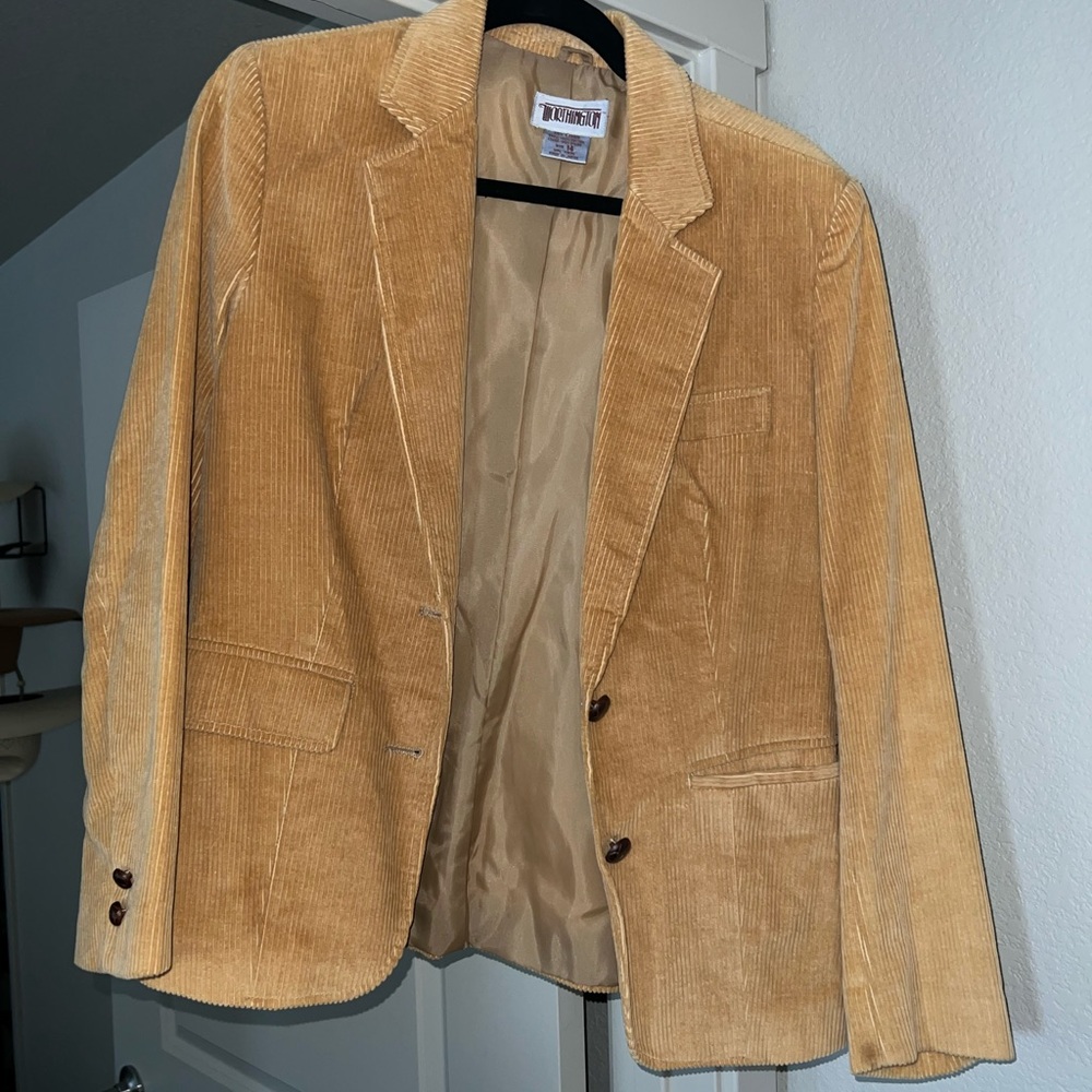 Corduroy blazer